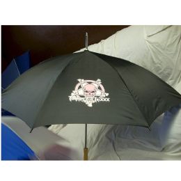 12 Bulk Custom Logo Black 48" Umbrella