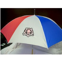 12 Bulk Custom Print Red White Blue Umbrella