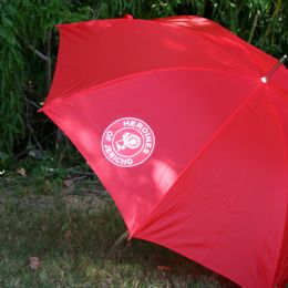 12 Bulk Custom Logo Red 48 Inch Umbrella