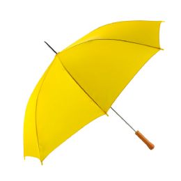 12 Bulk Rain Umbrella Yellow 48 inch Across Resin Handle