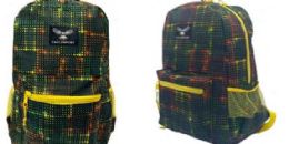 24 Bulk Backpack 16 X 12 X 7 Inches Jumbo #10 Zippers Padded Back And Straps