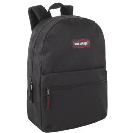 24 Bulk 17-Inch Trailmaker Classic Backpack Black