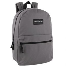 24 Bulk 17-Inch Trailmaker Classic Backpack Grey