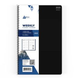 44 Bulk 2025 Spiral Weekly Planner 5x8"