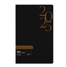 48 Bulk 2025 Weekly planner 5x8" Black Burgundy Brown