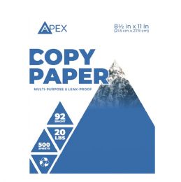 10 Bulk Copy Paper 85inchx11inch - 500 Sheets