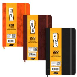 48 Bulk Leatherette Journal 4inchx6inch 100 Sheets - Assorted Colors