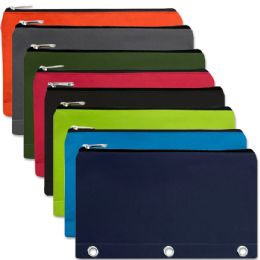 100 Bulk 3-Ring Binder Pencil Pouch