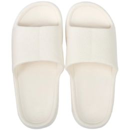 50 Bulk Women's Eva Slides Sandals In White