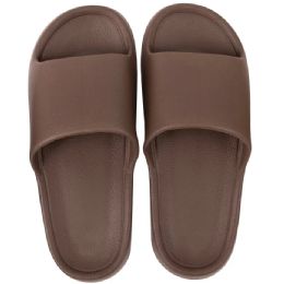 50 Bulk Men's Slides Sandals Brown