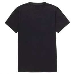 50 Bulk Adult's Undershirt - Black