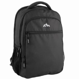 24 Bulk 17-Inch Smiley Face Backpack - Lavender
