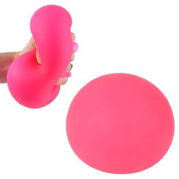 24 Bulk 48 Wholesale  Marshmallow Neon Squishy Ball 4" 6ct - WSD