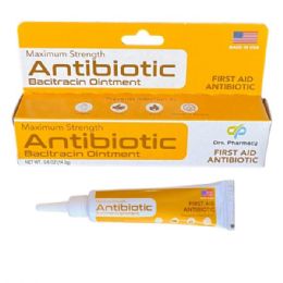 24 Bulk Drs. Pharmacy 0.5oz Maximum Strength Antibiotic Bacitracin Ointment