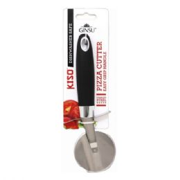 12 Bulk Ginsu Kiso Stainless Steel Pizza Cutter With Easy Grip Handle