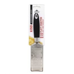 12 Bulk Ginsu Kiso Stainless Steel Flat Grater With Easy Grip Handle