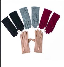 12 Bulk Ladies Assorted Winter Gloves