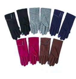 12 Bulk Ladies Assorted Winter Gloves Bundle