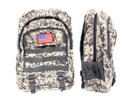 6 Bulk Assorted Camo Backpack