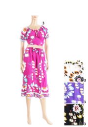 12 Bulk Ladies TwO-Piece Set Top And Skirt