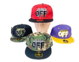 12 Bulk No Days Off Flat-bill (Sold by the Dozen, Assorted Colors)