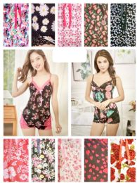 12 Bulk Ladies Short Pajama Set
