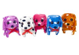 12 Bulk Walking And Barking Dog Assorted Colors 2 Aa Batteries