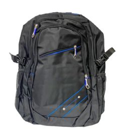 6 Bulk Assorted Zippered Backpack