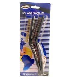12 Bulk TwO-Piece Wire Brush Set