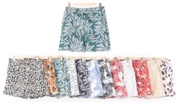 12 Bulk Ladies Design Shorts