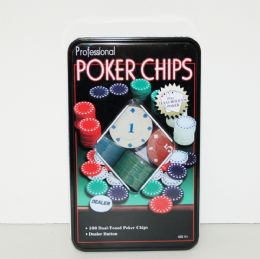 6 Bulk DuaL-Toned Poker Chips Set