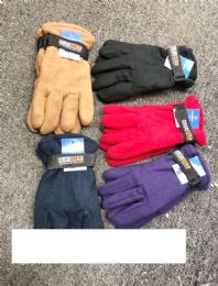 12 Bulk Assorted Winter Gloves