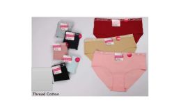 12 Bulk Ladies Underwear 100% Cotton