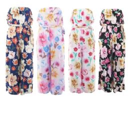 12 Bulk Ladies Summer Jumpsuit (assorted Colors And Sizes)
