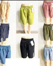 12 Bulk Ladies Garterized Shorts