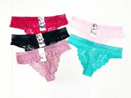 12 Bulk Lady Lace Underwear 30pc