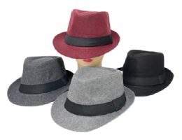 12 Bulk Winter Fedora Hats 12pc 