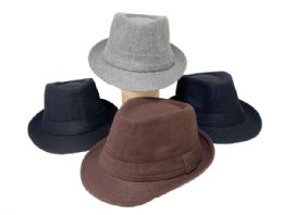 12 Bulk Winter Fedora Hats 12pc 