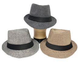 12 Bulk Winter Fedora Hats 12pc 