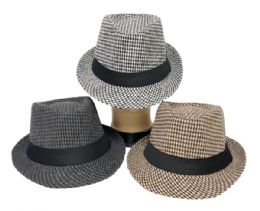 12 Bulk Winter Fedora Hats 12pc 