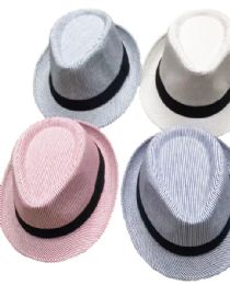 12 Bulk Summer Fedora Hats
