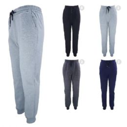 12 Bulk Mens Fur Lined Sweat Pants