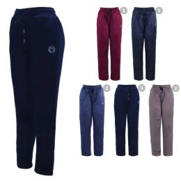 12 Bulk Smiley Face Fur Lined Corduroy Winter Pants
