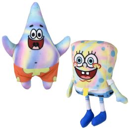 84 Bulk 10inch Spongebob Tie Dye Assortment