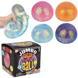 12 Bulk Jumbo Squeezy Sugar Ball 4inch