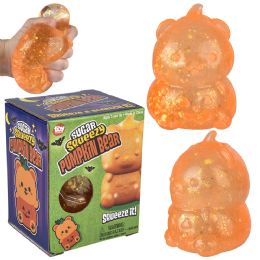 24 Bulk Jumbo Sugar Squeezy Halloween Pumpkin Bear 4inch