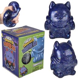 24 Bulk Jumbo Sugar Squeezy Halloween Vampire Bat 4inch