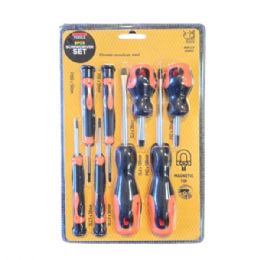 12 Bulk 8 Piece Magnetic Tip Screwdriver Set