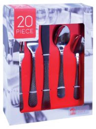 8 Bulk 20 Pc Heavy Weight Stainless Steel Cutlery Set