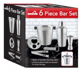 6 Bulk 6 Pc Stainless Steel Bar Set